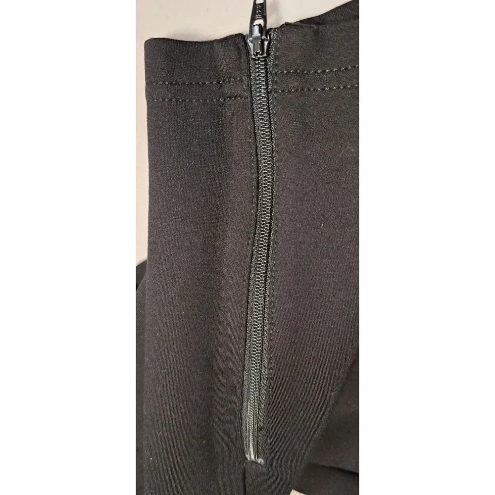 Betabrand Women's Side Zip Black Cigarette Dress Skinny Trousers Pants Small - Picture 7 of 9